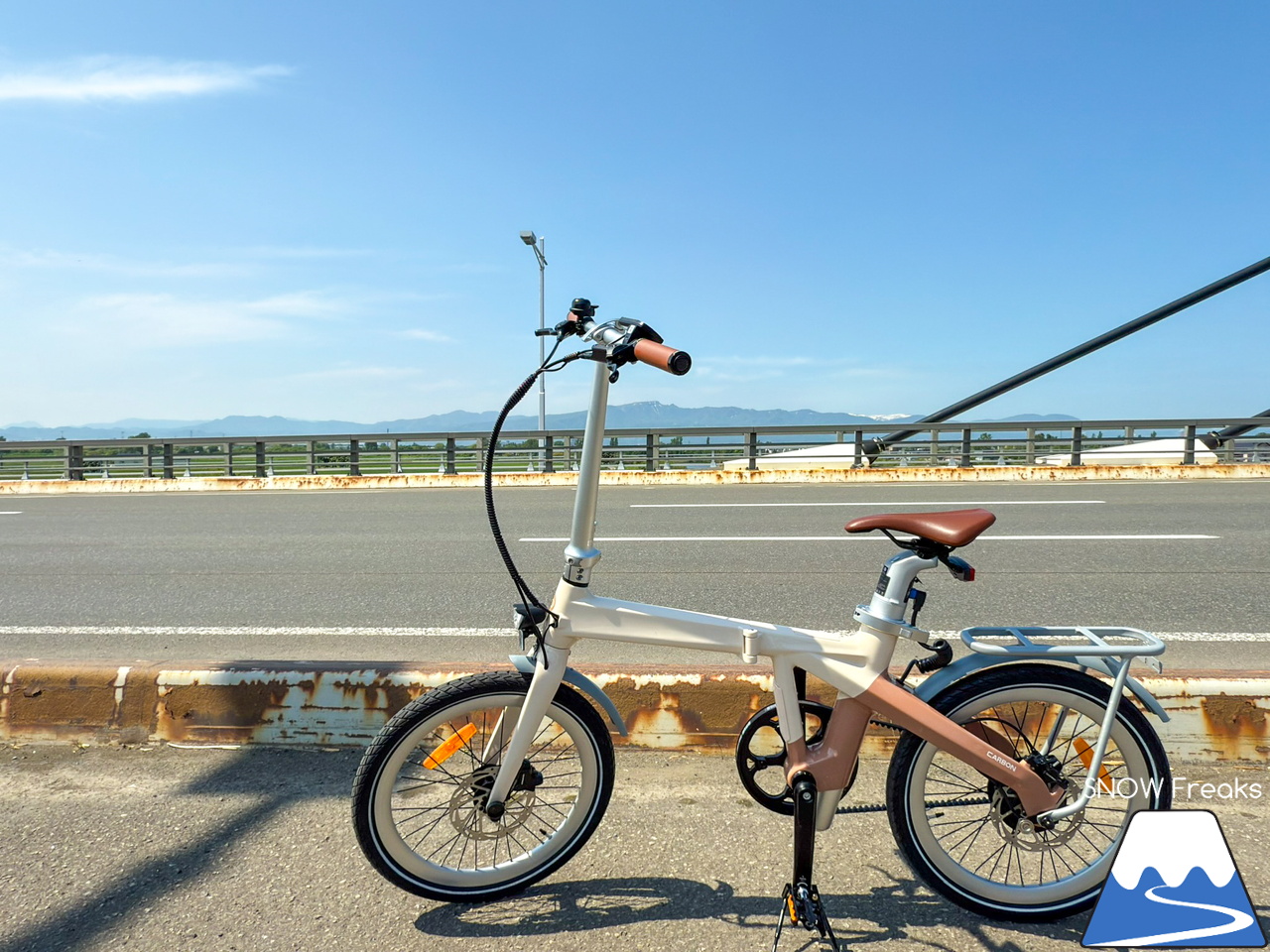 電動アシスト自転車『ADO Air Carbon』に乗って、札幌近郊をのんびりサイクリング♪